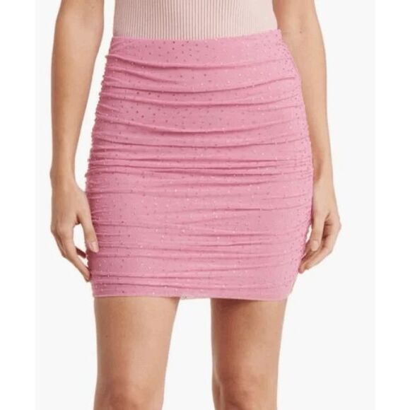 AFRM Rhinestone Ruched Skirt Size‎ Medium (H7) - Picture 2 of 10